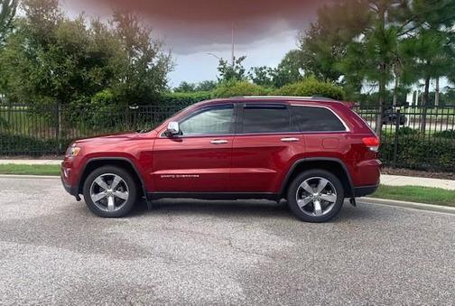 Red 2014 Jeep Grand Cherokee Limited