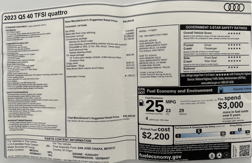 2023 Audi Q5 40 Premium