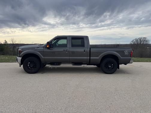 Gray 2015 Ford F-250 Lariat