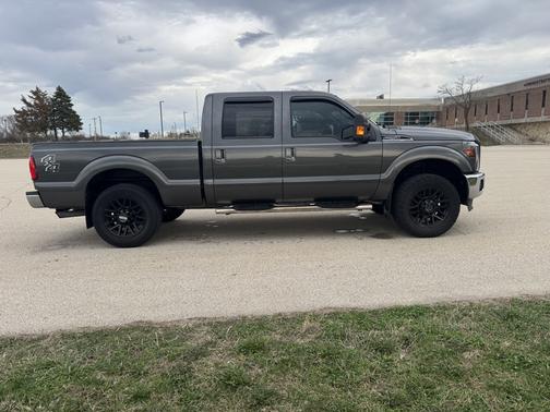Gray 2015 Ford F-250 Lariat