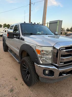 Gray 2012 Ford F-350 Lariat
