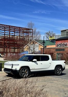 White 2022 Rivian R1T Adventure Package
