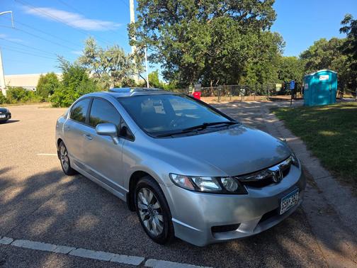 Silver 2010 Honda Civic EX