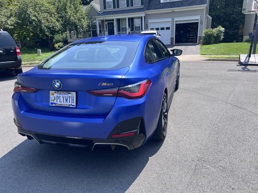 Blue 2023 BMW i4 Gran Coupe M50