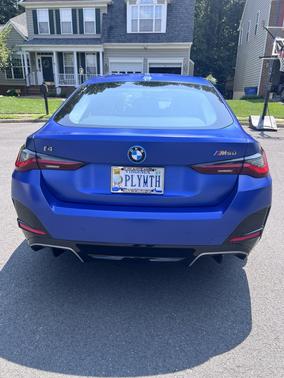 Blue 2023 BMW i4 Gran Coupe M50