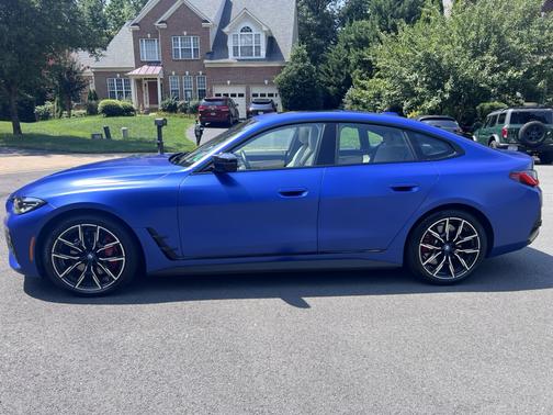 Blue 2023 BMW i4 Gran Coupe M50