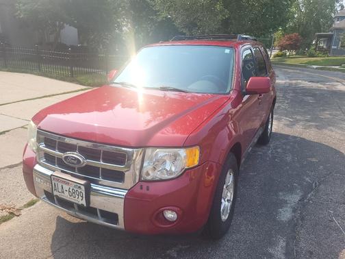 Red 2010 Ford Escape Limited
