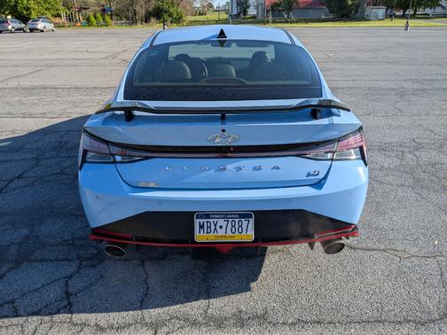Blue 2023 Hyundai ELANTRA N Base