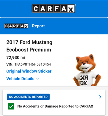 Red 2017 Ford Mustang EcoBoost Premium