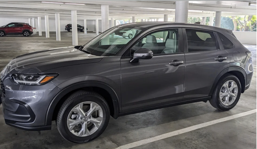 Gray 2024 Honda HR-V LX