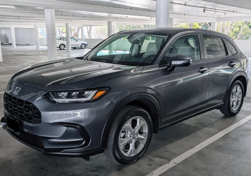 Gray 2024 Honda HR-V LX