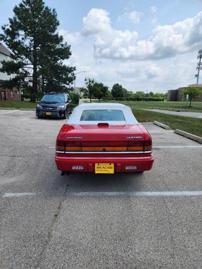 Red 1995 Chrysler LeBaron GTC