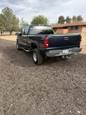 Blue 2005 Chevrolet Silverado 2500 LS H/D Crew Cab