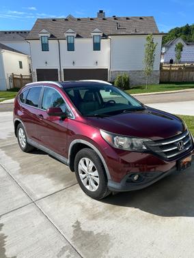 Red 2012 Honda CR-V EX-L