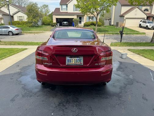 Red 2010 Lexus IS 350C Base