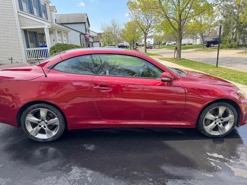 Red 2010 Lexus IS 350C Base