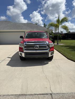 Red 2016 Toyota Tundra SR5