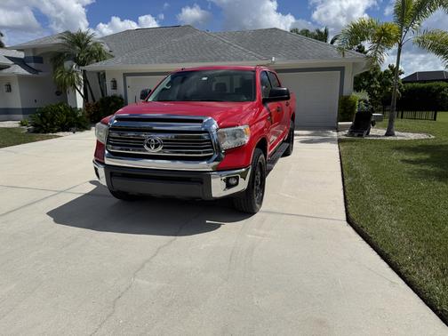 Red 2016 Toyota Tundra SR5