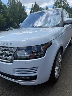 White 2017 Land Rover Range Rover 5.0L Supercharged