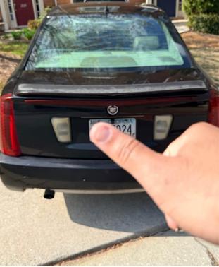 Black 2006 Cadillac STS V6