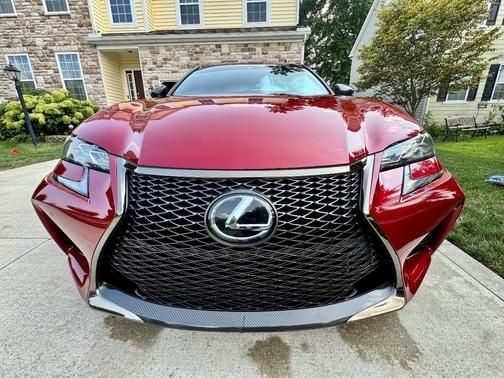 Red 2016 Lexus GS F Base