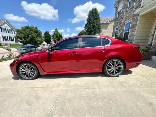 Red 2016 Lexus GS F Base