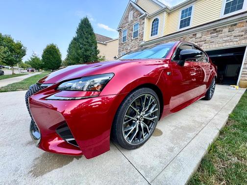 Red 2016 Lexus GS F Base