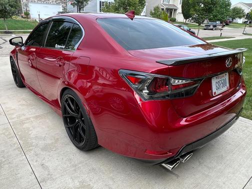 Red 2016 Lexus GS F Base