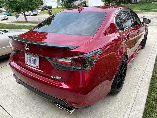 Red 2016 Lexus GS F Base