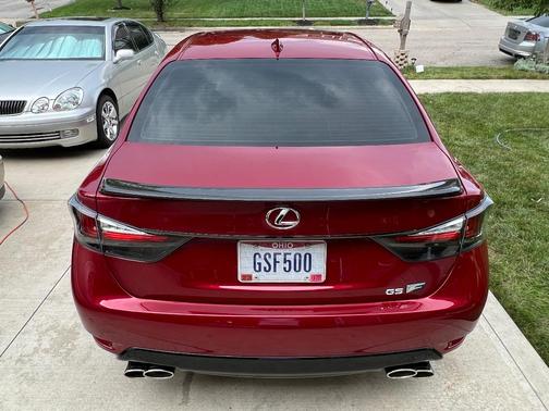 Red 2016 Lexus GS F Base