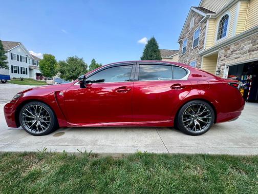 Red 2016 Lexus GS F Base