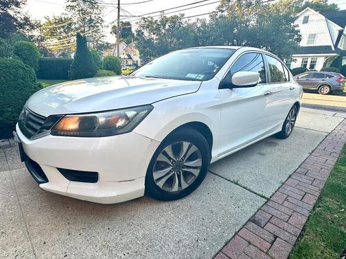 White 2013 Honda Accord LX