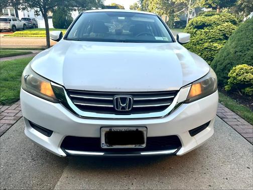 White 2013 Honda Accord LX