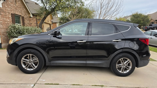 Black 2017 Hyundai Santa Fe Sport 2.4L