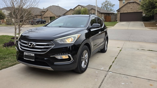Black 2017 Hyundai Santa Fe Sport 2.4L
