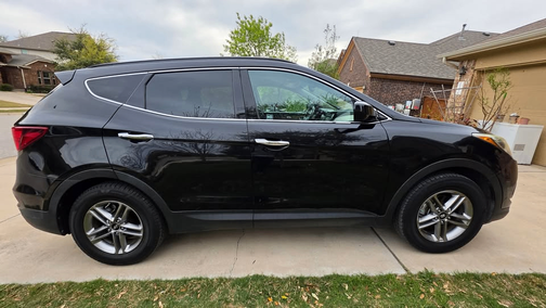 Black 2017 Hyundai Santa Fe Sport 2.4L