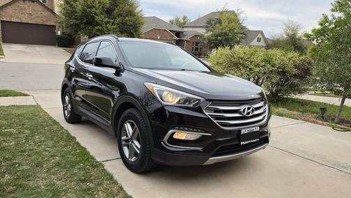 Black 2017 Hyundai Santa Fe Sport 2.4L