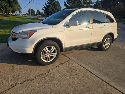 White 2010 Honda CR-V EX-L
