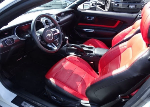 White 2018 Ford Mustang EcoBoost Premium