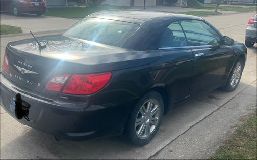 Black 2009 Chrysler Sebring Limited