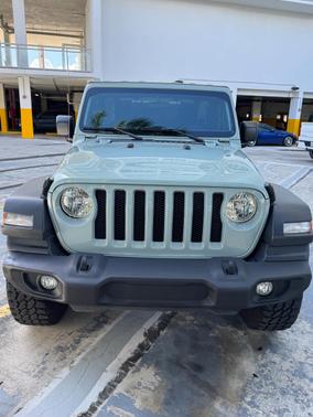 Gray 2023 Jeep Wrangler Sport