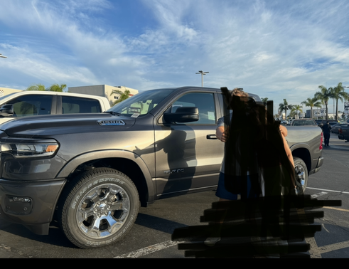Gray 2025 RAM 1500 Big Horn