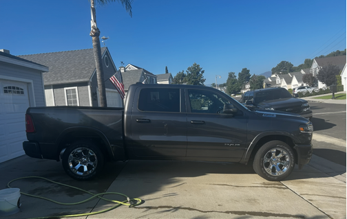 Gray 2025 RAM 1500 Big Horn