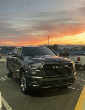 Gray 2025 RAM 1500 Big Horn