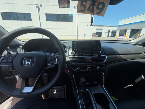 White 2019 Honda Accord LX