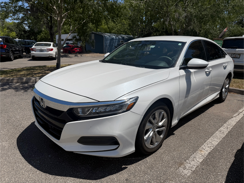 White 2019 Honda Accord LX