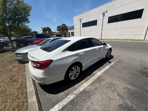 White 2019 Honda Accord LX