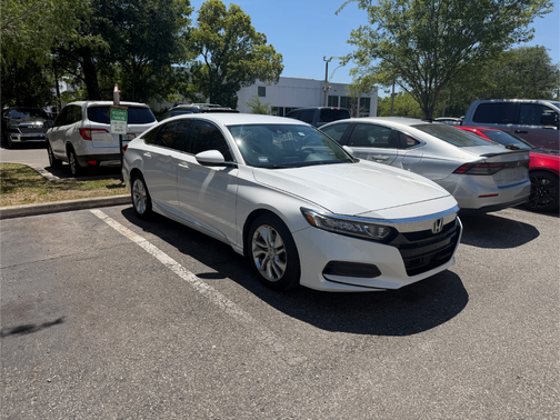 White 2019 Honda Accord LX