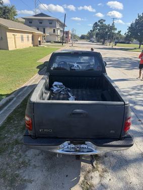 Black 2000 Ford F-150 XLT Flareside