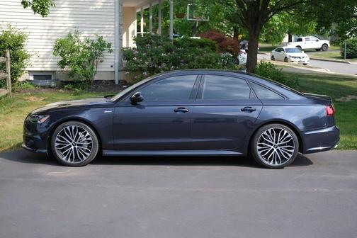 Blue 2018 Audi A6 3.0T Prestige